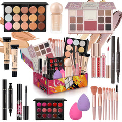 KAVCENT makeup kit 14-color palette offers versatile shades for daily looks