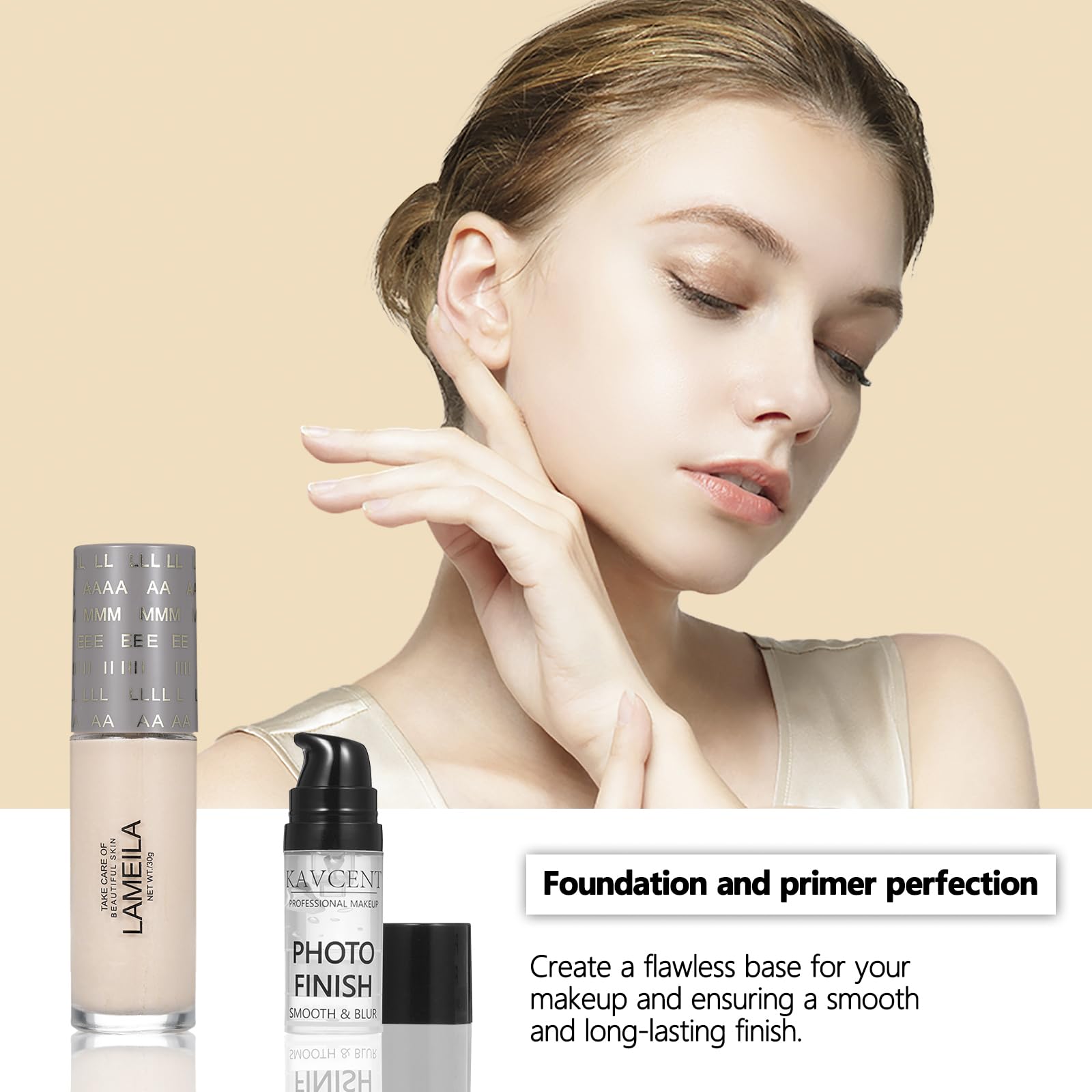 KAVCENT makeup kit concealer palette to brighten under eyes