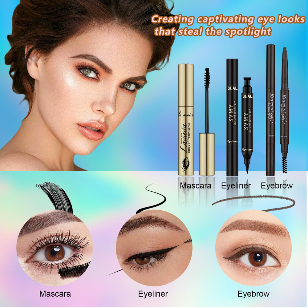 KAVCENT makeup kit cosmetic brush set for precise application
