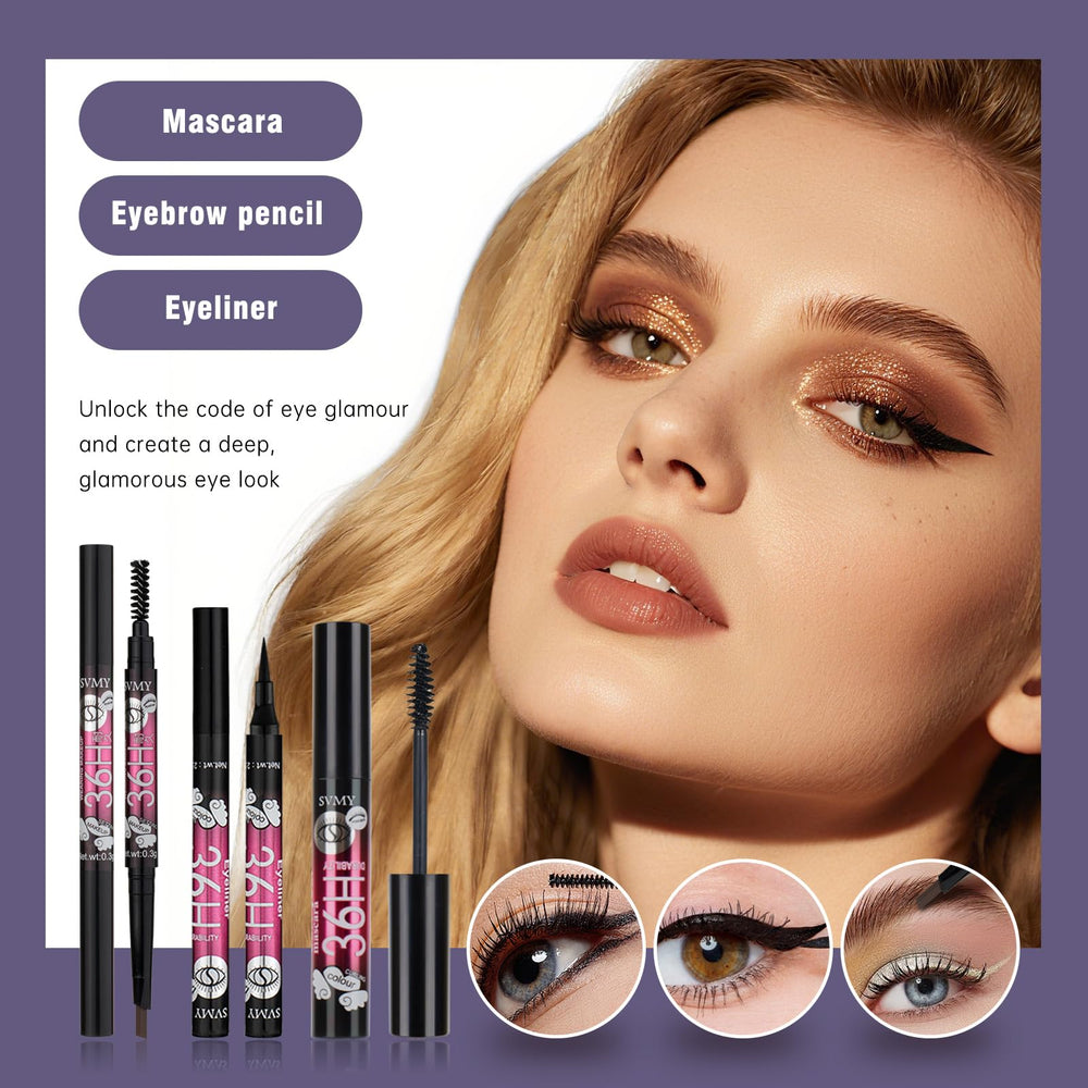 KAVCENT Makeup Kit eyeliner pencil precise lines for defined eyes