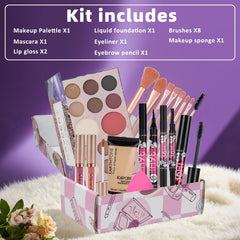 KAVCENT Makeup Kit foundation bottle smooth natural coverage for even skin tone