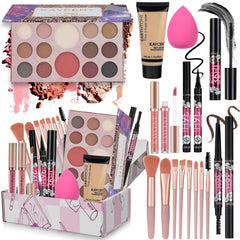 KAVCENT Makeup Kit teen girls palette open versatile shades for day-to-night looks