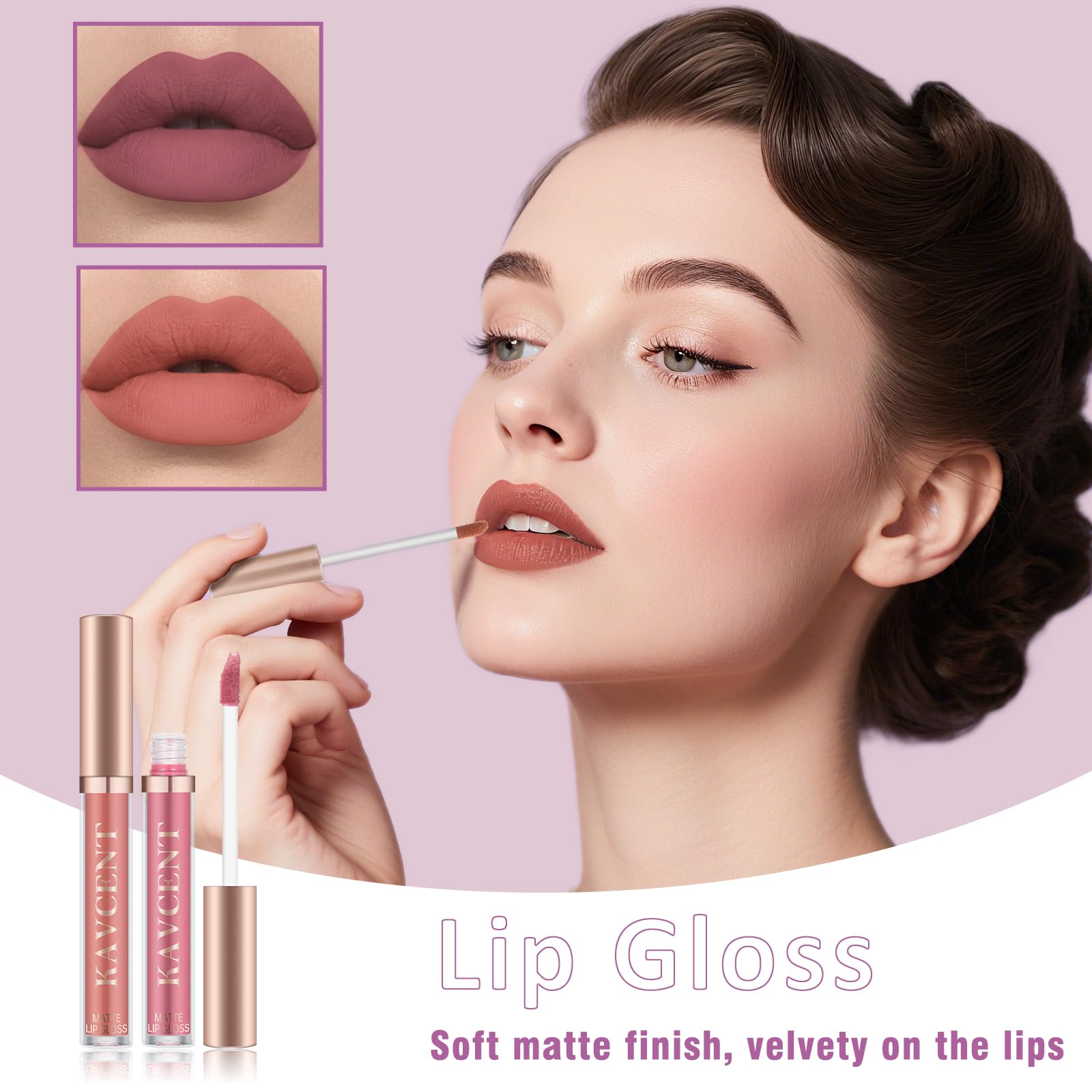 KAVCENT makeup kit for teens eyeliner pen enables precise eye definition.