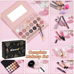 KAVCENT makeup set foundation-concealer provides smooth coverage and quick touch-ups.