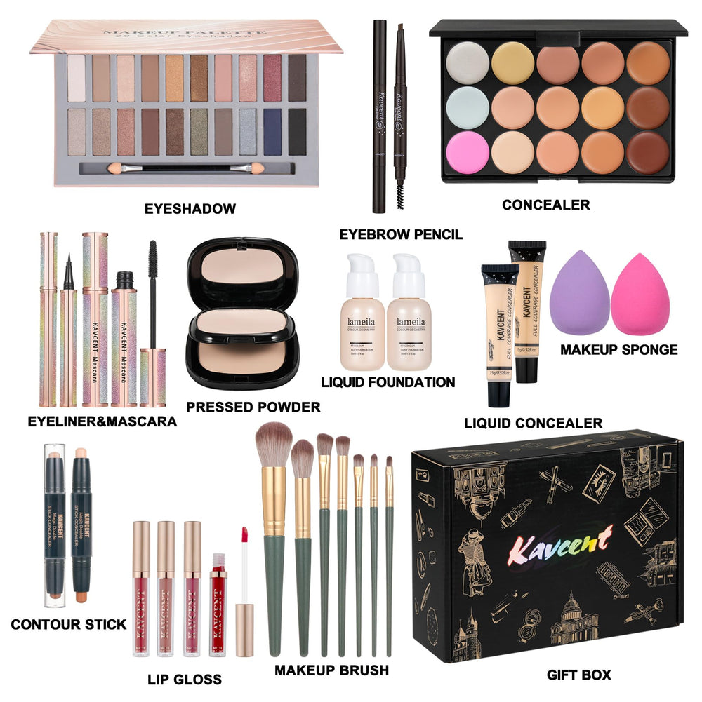 KAVCENT foundation bottle provides smooth, buildable coverage for even skin tone.