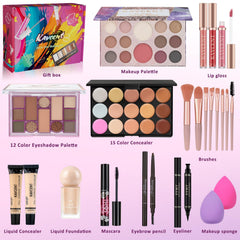 KAVCENT teen makeup kit lipgloss tubes offering glossy finish and smooth feel