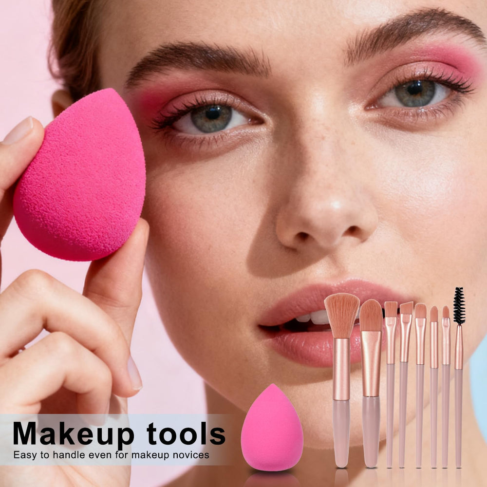 KAVCENT teens makeup brush set image for seamless blending and precise application.
