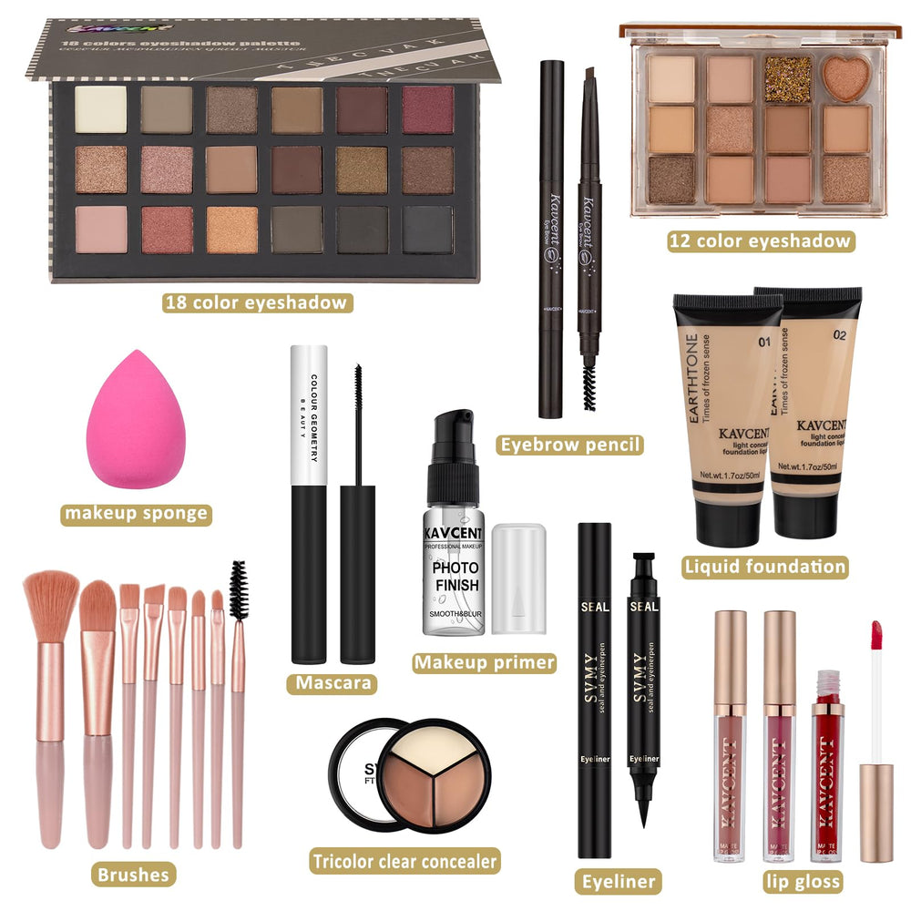 KAVCENT lip gloss in teen makeup kit provides a glossy, color-rich finish