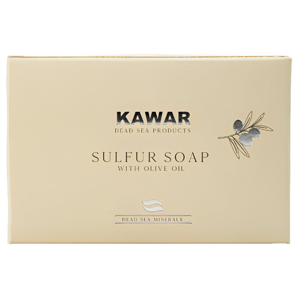 Kawar Dead Sea Sulfur Soap pore cleanse demonstrates deep cleansing action