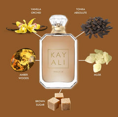 Kayali Vanilla 28 cap closeup showing elegant design and premium feel.
