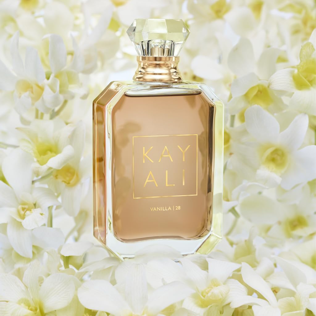 Kayali Vanilla 28 front bottle view for everyday luxury and signature scent.