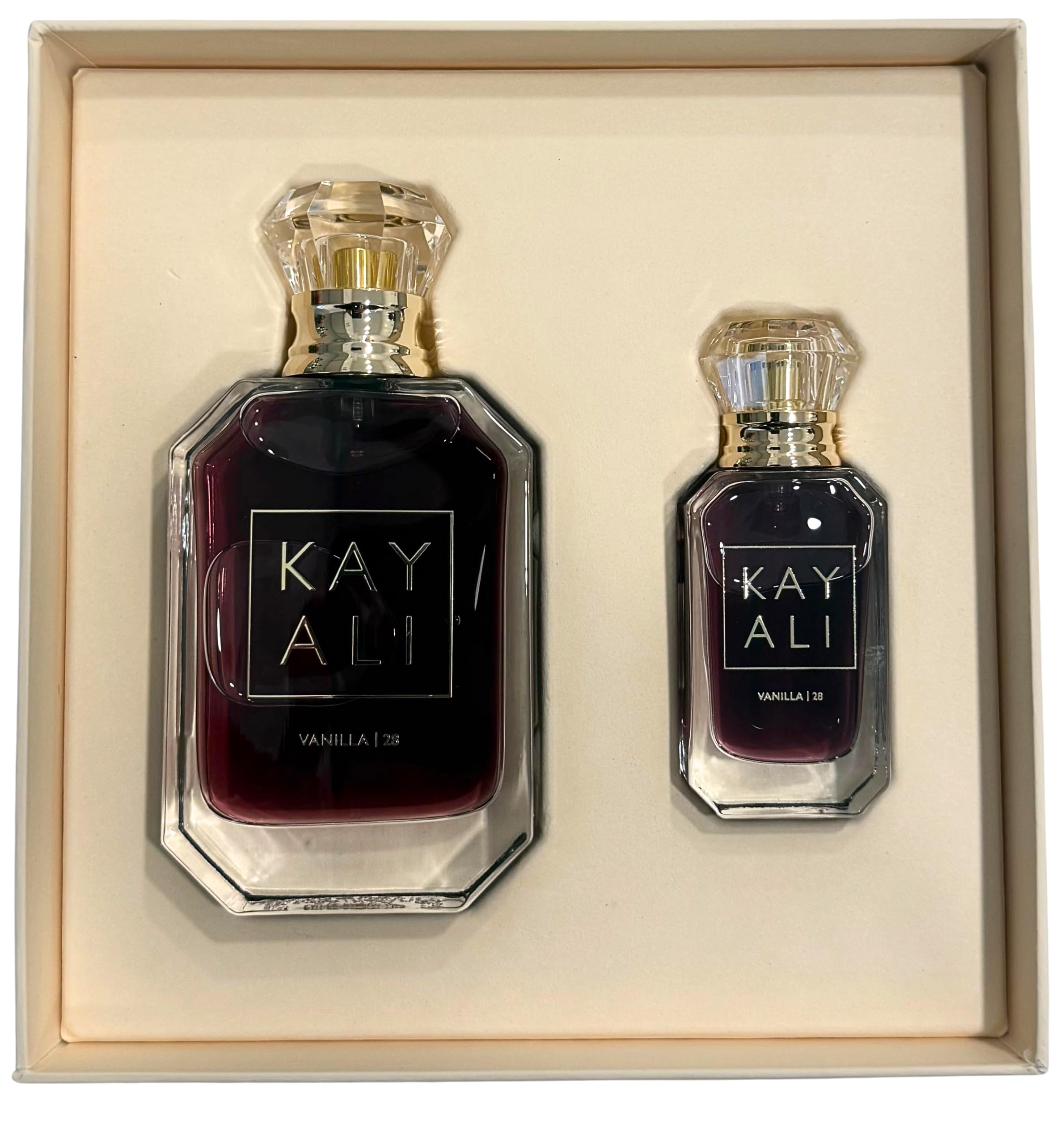 KAYALI Vanilla 28 10ml travel spray shows creamy vanilla for on-the-go scent