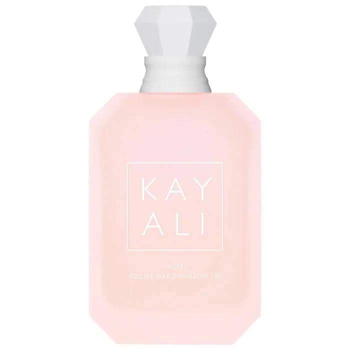 Kayali Yum Boujee Marshmallow 81 bottle offers warm gourmand scent for day-to-night wear.
