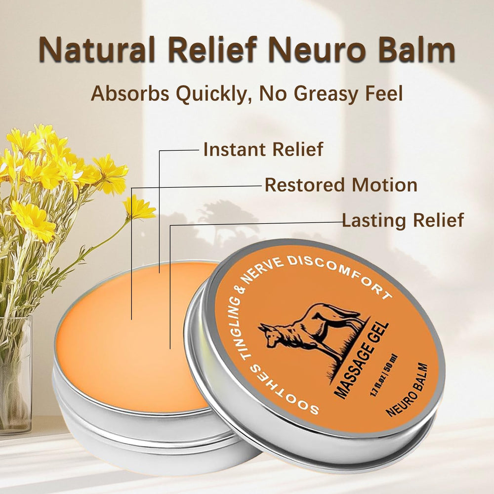 KBSBUBB Neuro Balm camphor blue provides cooling relief for sore muscles