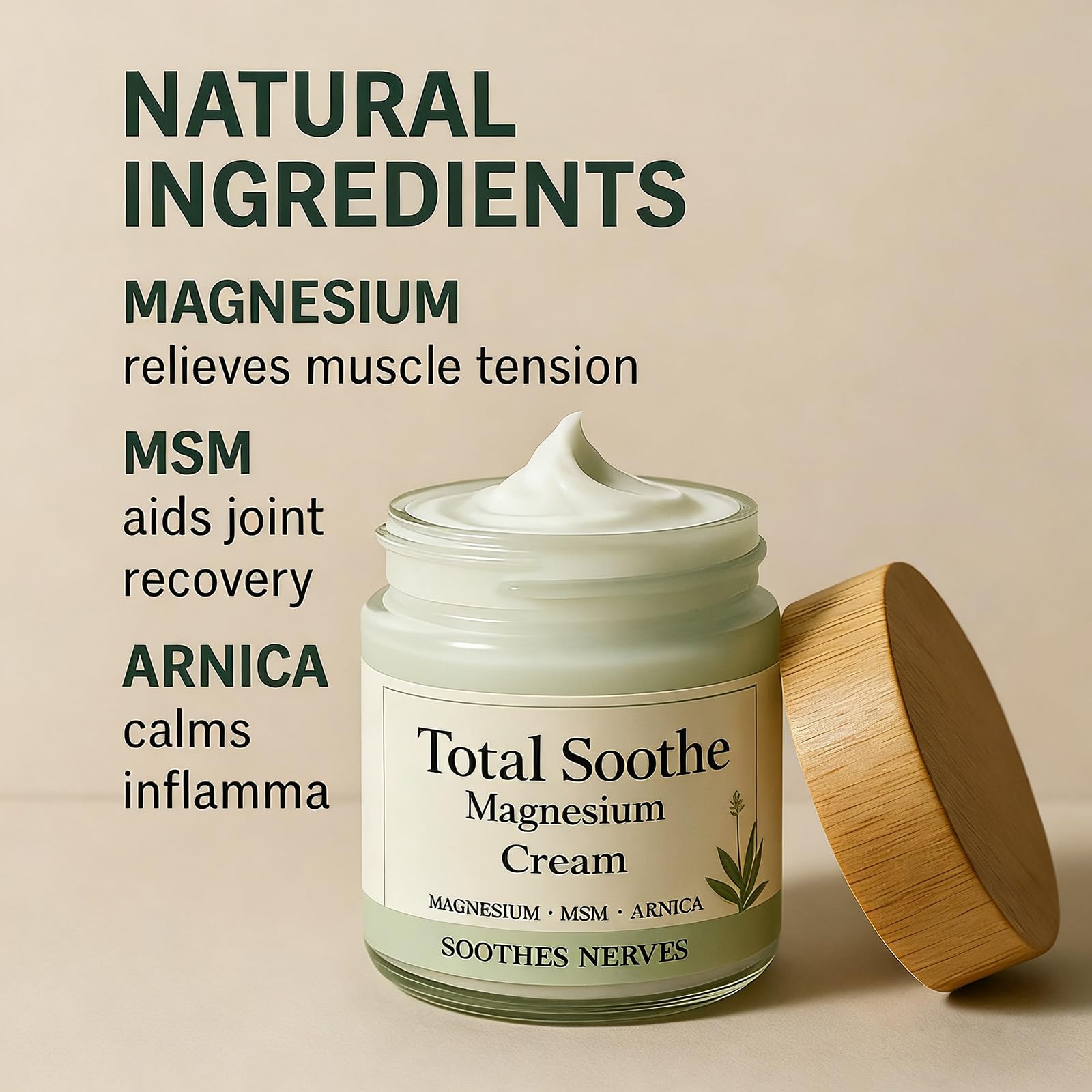 KBSBUBB TotalRelief cream on joint area signaling daily mobility support