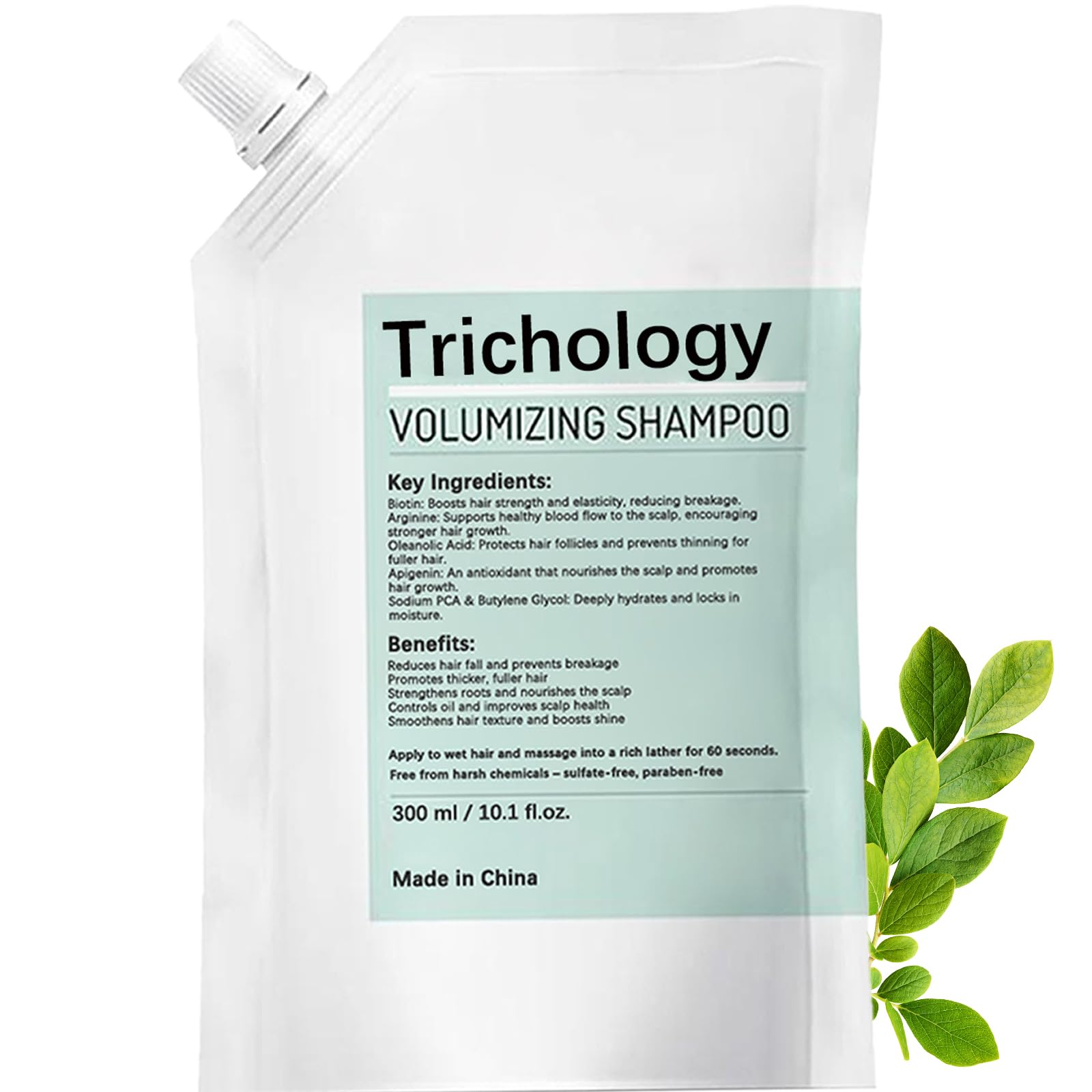 KBSBUBB Trichology Shampoo bottle — easy daily routine for stronger roots and fuller look