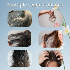 KBSBUBB Trichology Shampoo scalp closeup — nutrients reach follicles