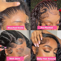 Kdmidun HD simulated scalp lace-front for seamless blend.
