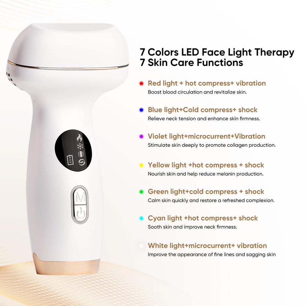 Kdune LED Sculptor closeup highlighting red light therapy for skin rejuvenation