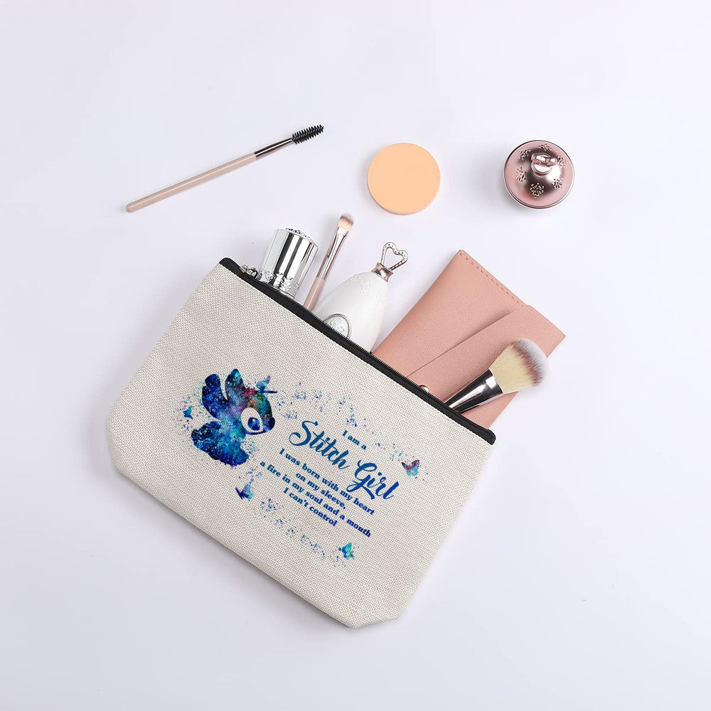 kdxpbpz cosmetic bag travel-friendly design fits purse or backpack.