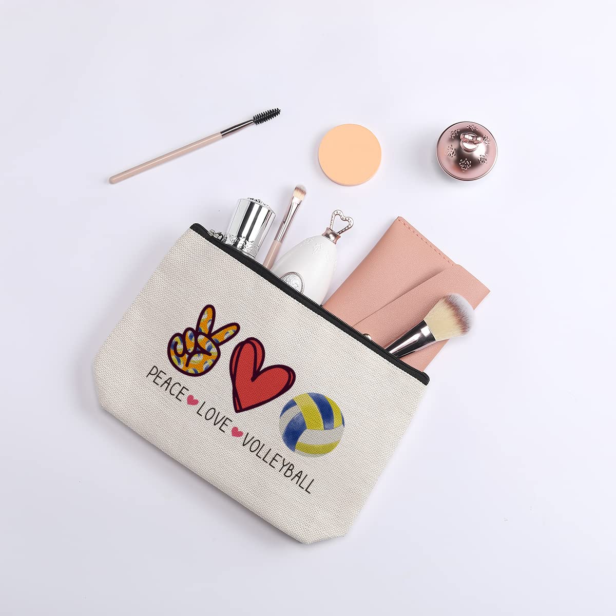 kdxpbpz volleyball smooth zipper design enables easy opening and secure closure.