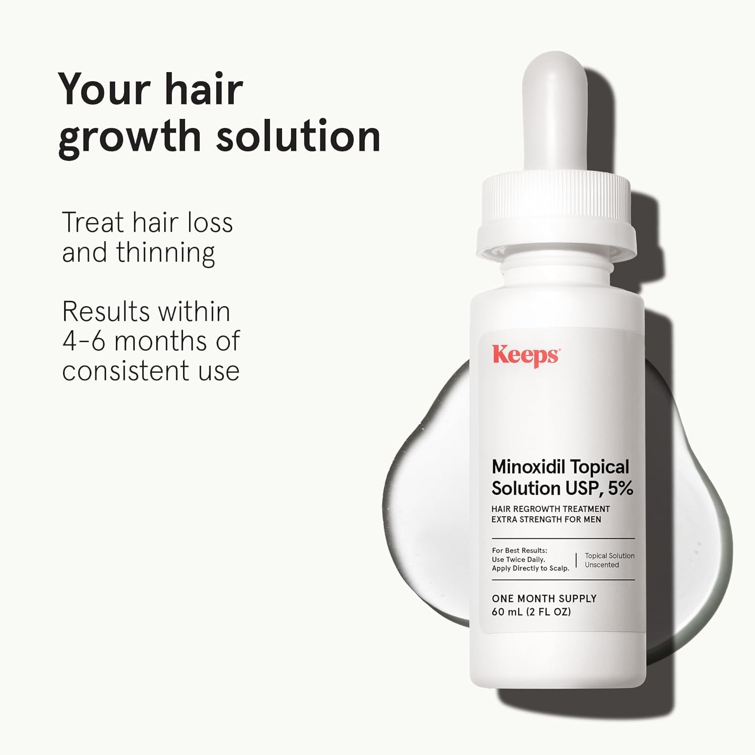 Keeps minoxidil precision dropper application demonstrates easy direct scalp delivery.