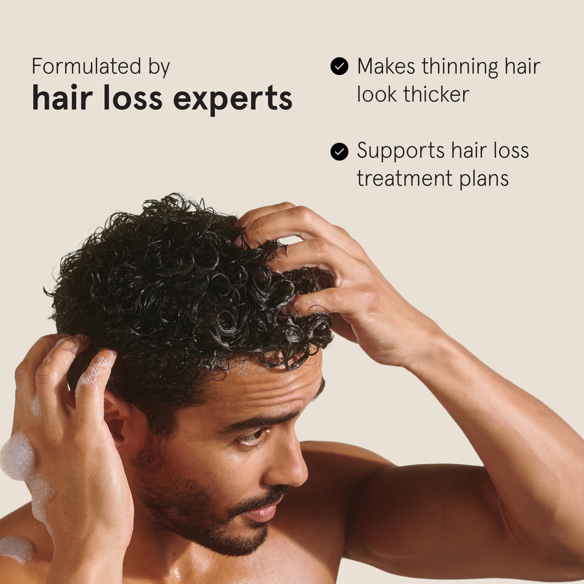 Keeps thickening bundle box shows an all-in-one hair-thickening routine.
