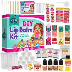 KEFF lip balm kit box ready-to-use for at-home lip care projects