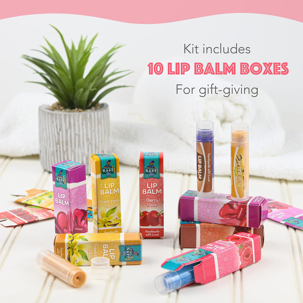 KEFF lip balm kit flavors offer kid-friendly scent options