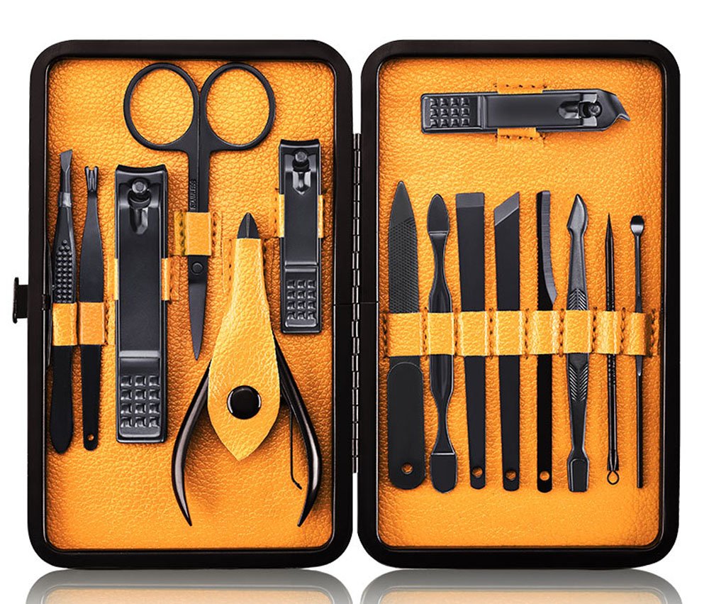 Keiby Citom nail clipper black case: precise grooming tool for travel-ready touchups.