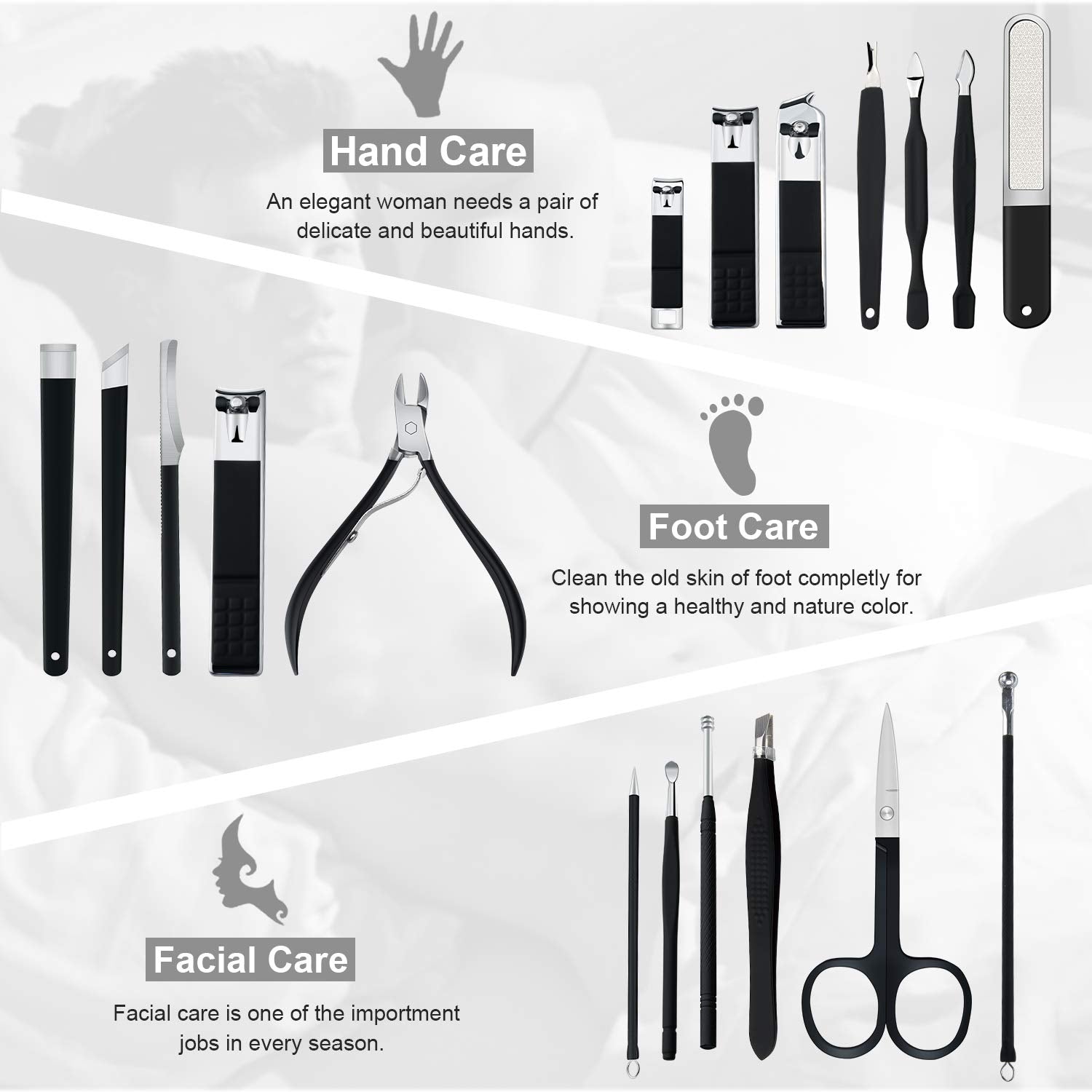 Keiby Citom multi-tool kit offers diverse implements for hand, foot and facial care