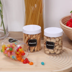 Keketin 8oz clear jar highlights contents for organized pantry storage