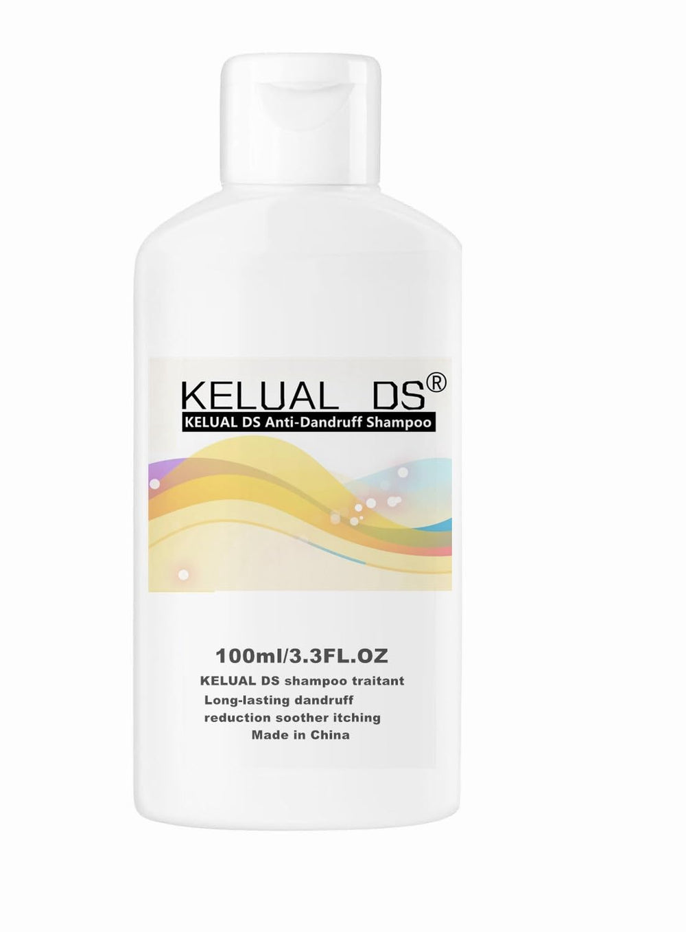 KELUAL DS anti-dandruff shampoo bottle 100ml ready for cleansing and scalp care.