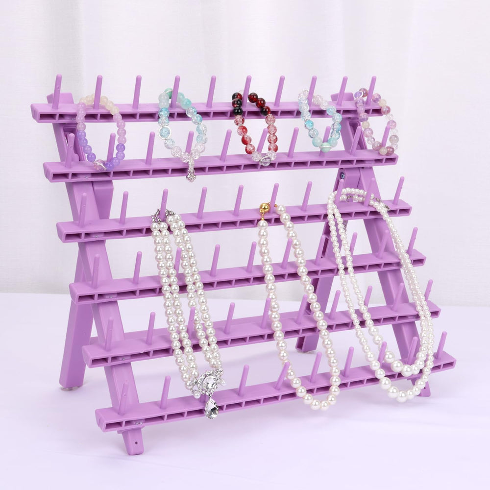 Kelukeya braid rack doubles as display for small items.