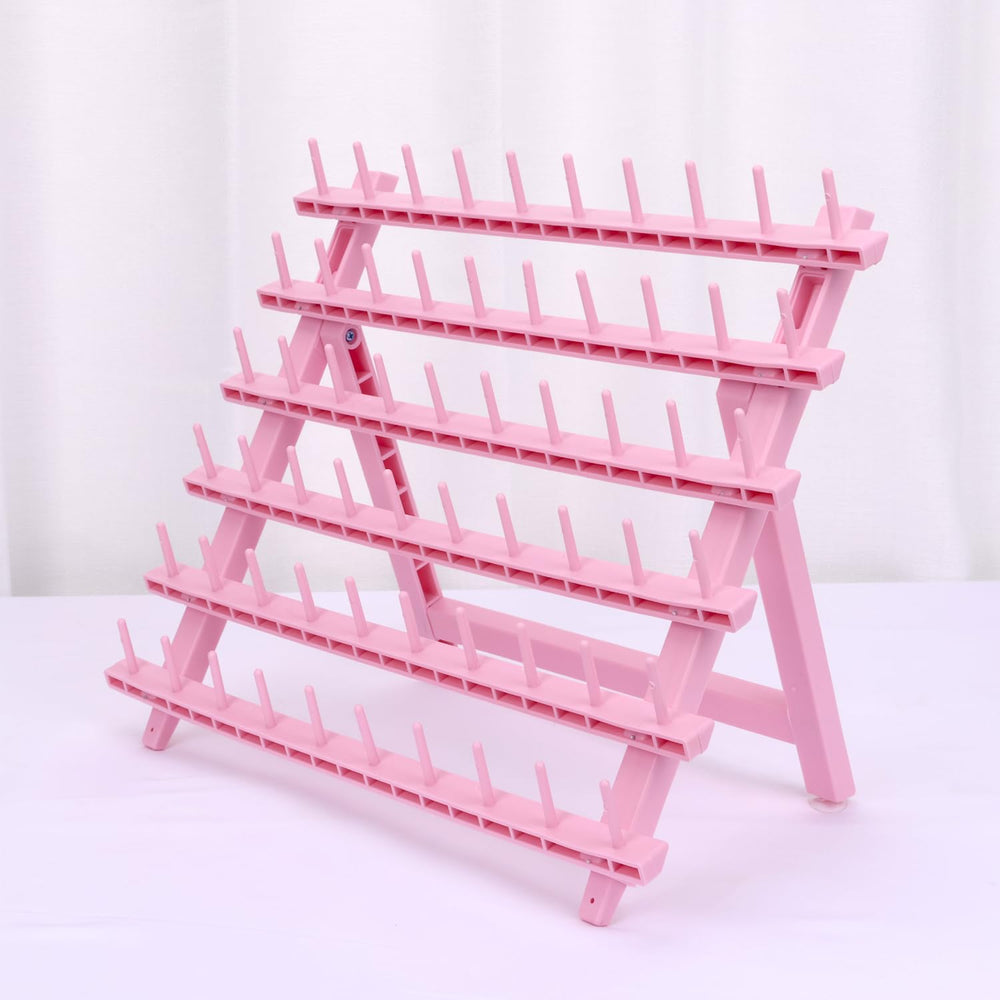 Kelukeya braid rack foldable design saves storage space between appointments.