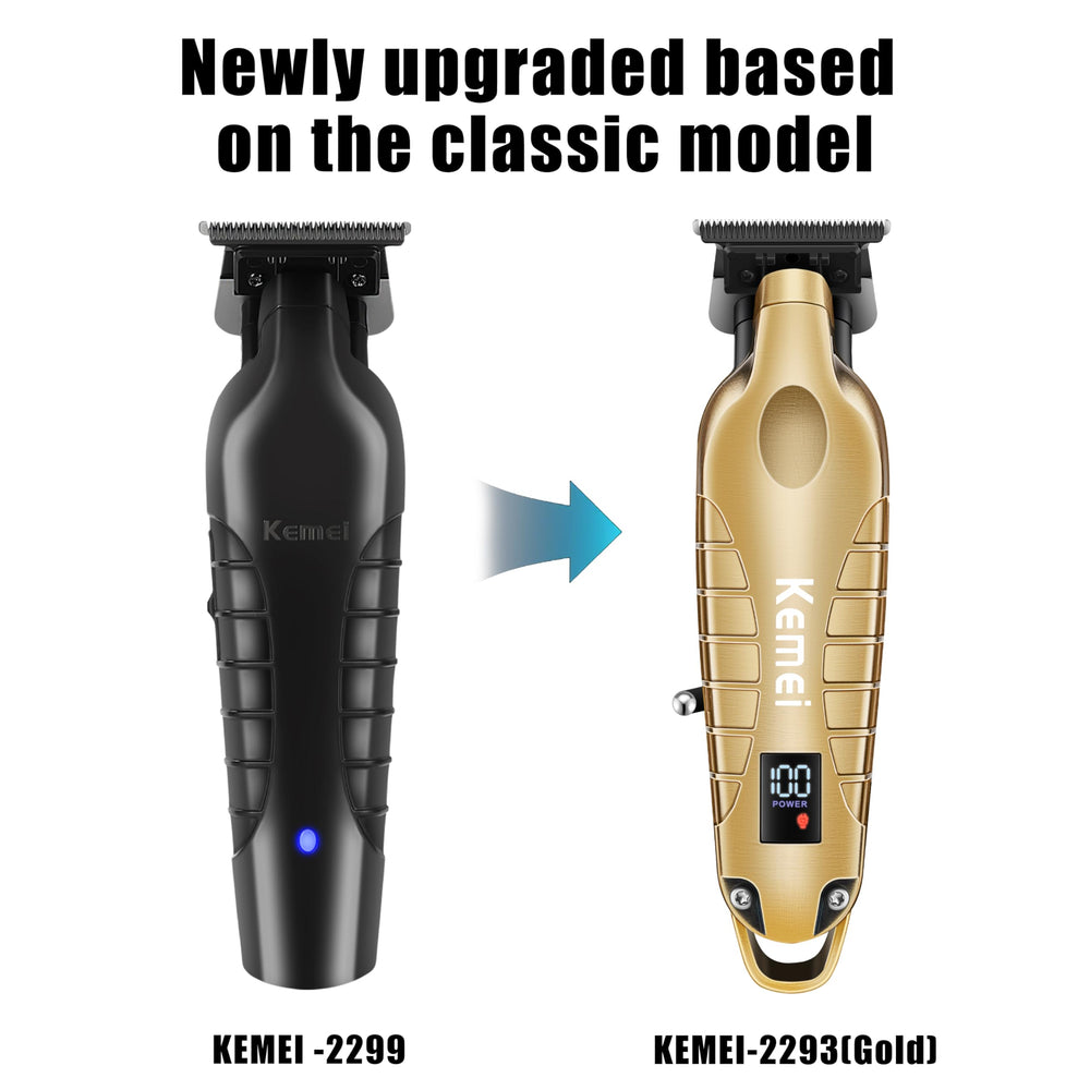 KEMEI 2293 includes oil and cleaning brush for maintenance.