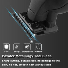 KEMEI 2293 cordless rechargeable operation with long-lasting battery.