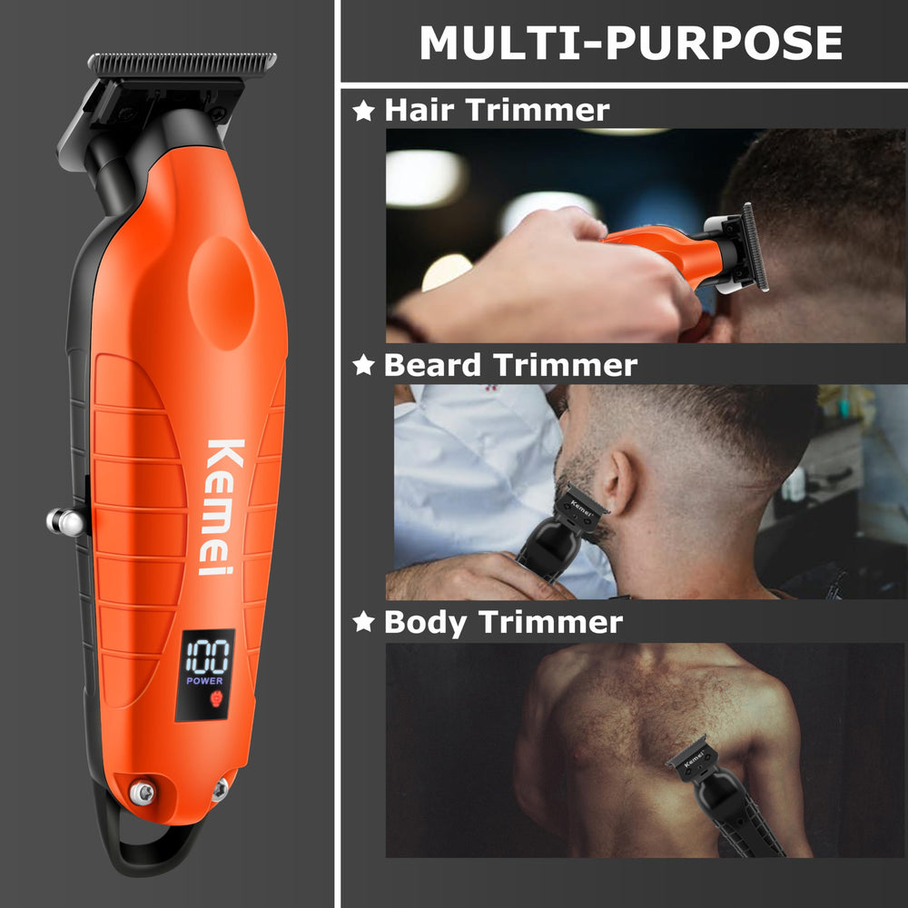 KEMEI 2293 guards-1-2-3mm shows versatile trimming options