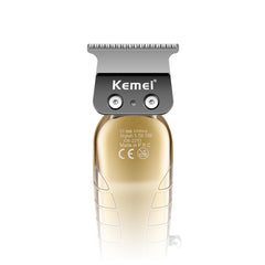 KEMEI 2293 side view highlights ergonomic grip for comfortable long grooming.