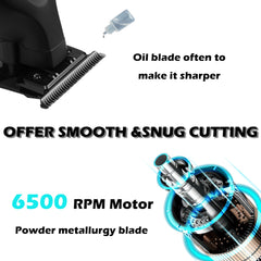 KEMEI 2299 cordless rechargeable battery enables wireless grooming anywhere.