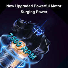 KEMEI 2299 trimmer 7500 RPM motor for fast, efficient trims.