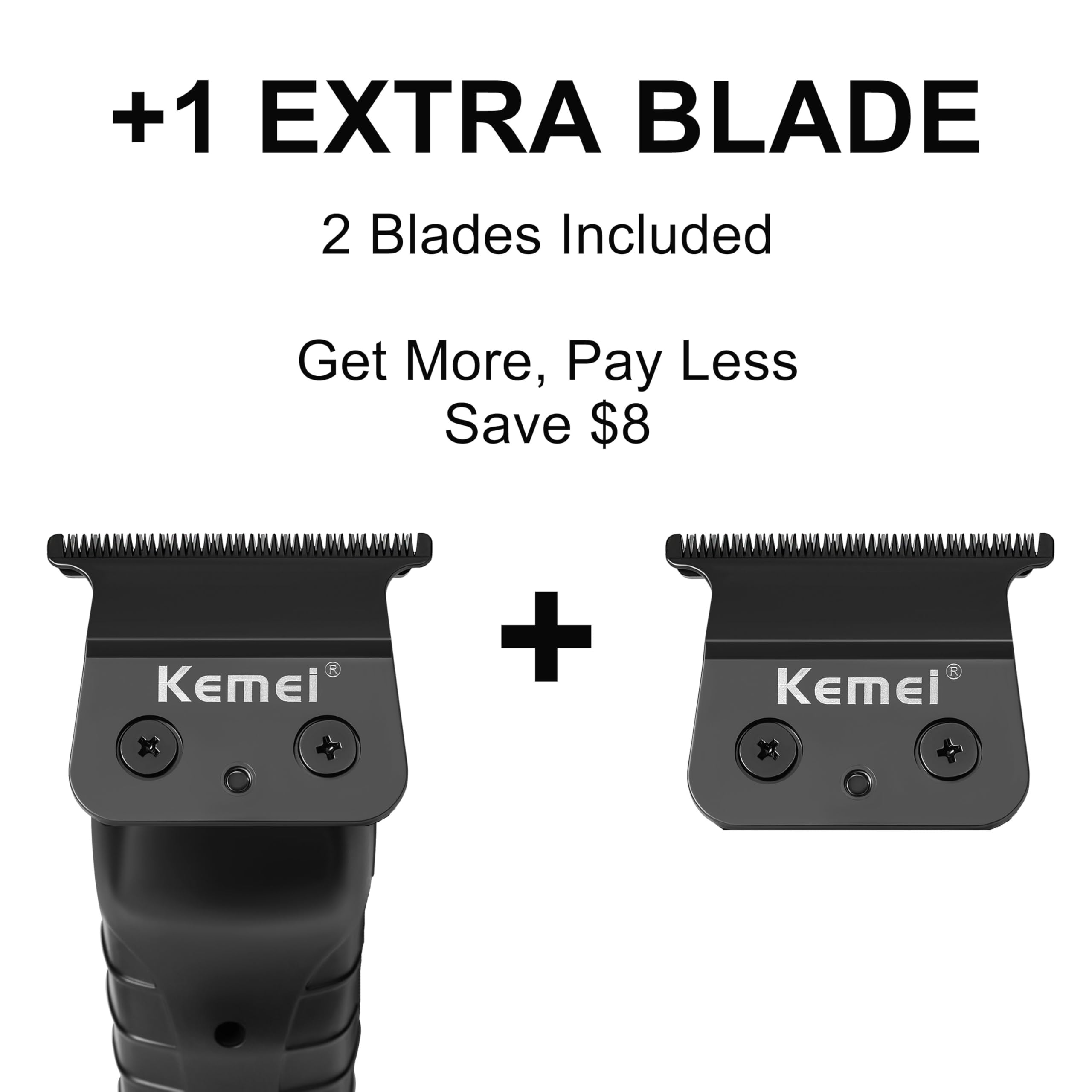 KEMEI 2299 trimmer ergonomic skeleton design for precise control