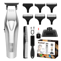 KEMEI KM-3023-702 professional clipper with strong motor for fast trims.