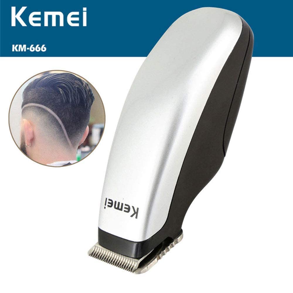 Travel case with KEMEI Mini Clippers and accessories for on-the-go grooming.