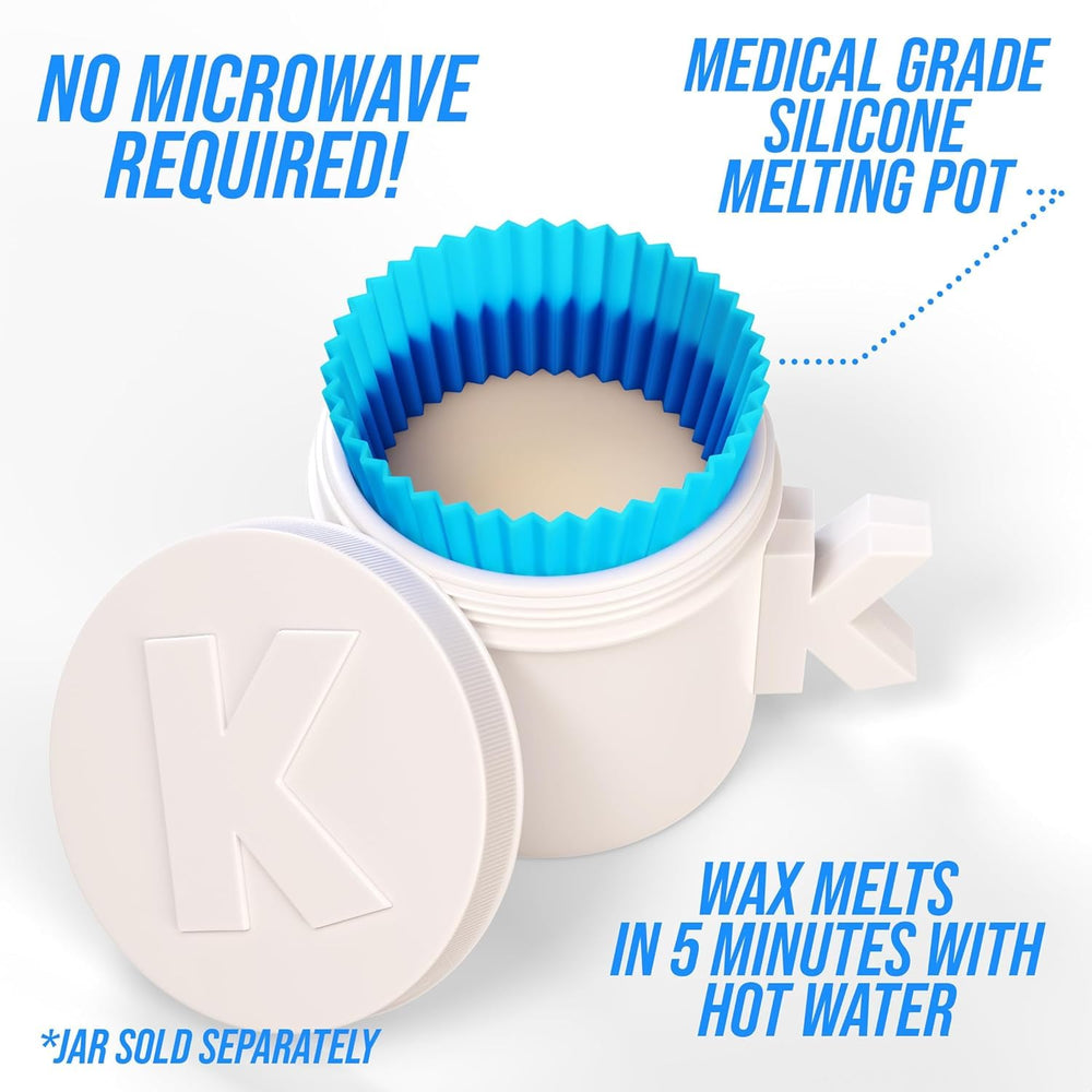 Kenashii nose waxing application using hypoallergenic wax for smooth, gentle use.