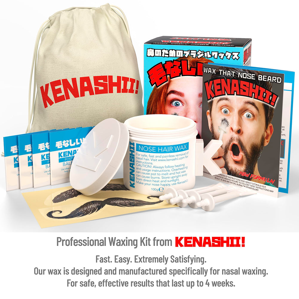 KENASHII Nose Wax Balm Wipes soothe skin after waxing.
