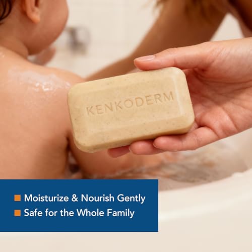 Kenkoderm 4-bars-pack closeup showcases value and compact daily use.