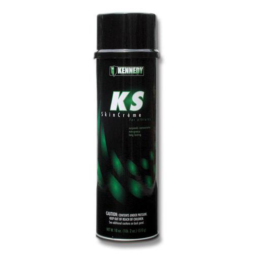 Kennedy Wrestler's Skin Crème 18oz can protecting skin from contaminants during matches.