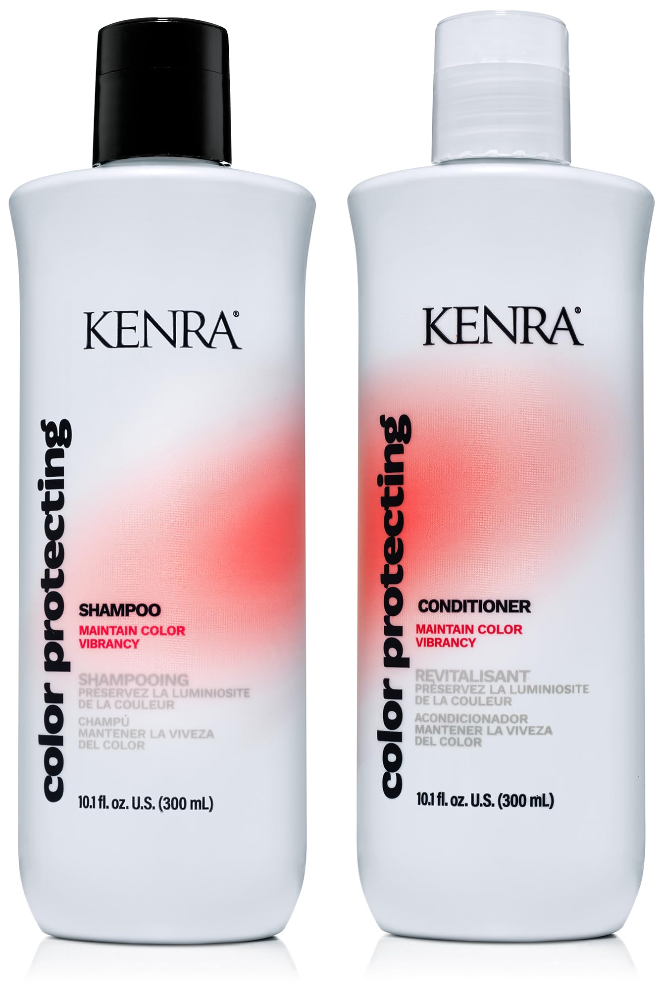 Kenra Color Protecting Shampoo bottle showing color retention benefits
