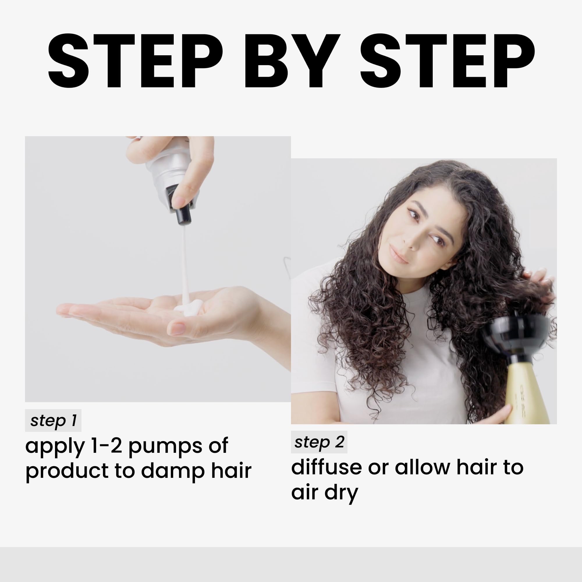 Kenra Curl Defining Creme 5 hair model showing smooth texture and curl memory